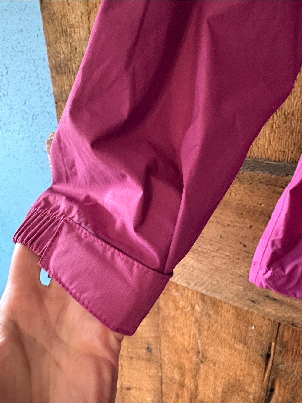 LL Bean Womens XL Pink Hooded Rain Jacket - Picture 6 of 9
